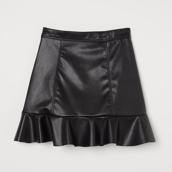 H&M Dresses & Skirts - H&M Faux Leather Skirt, NWT
